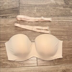 Strapless Cream Bra
